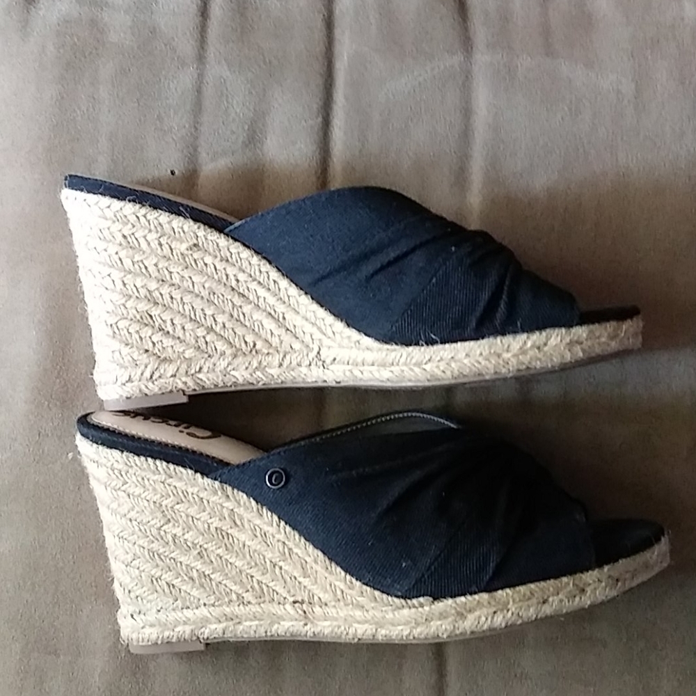 Circus by Sam Edelman blk sandals sz 10